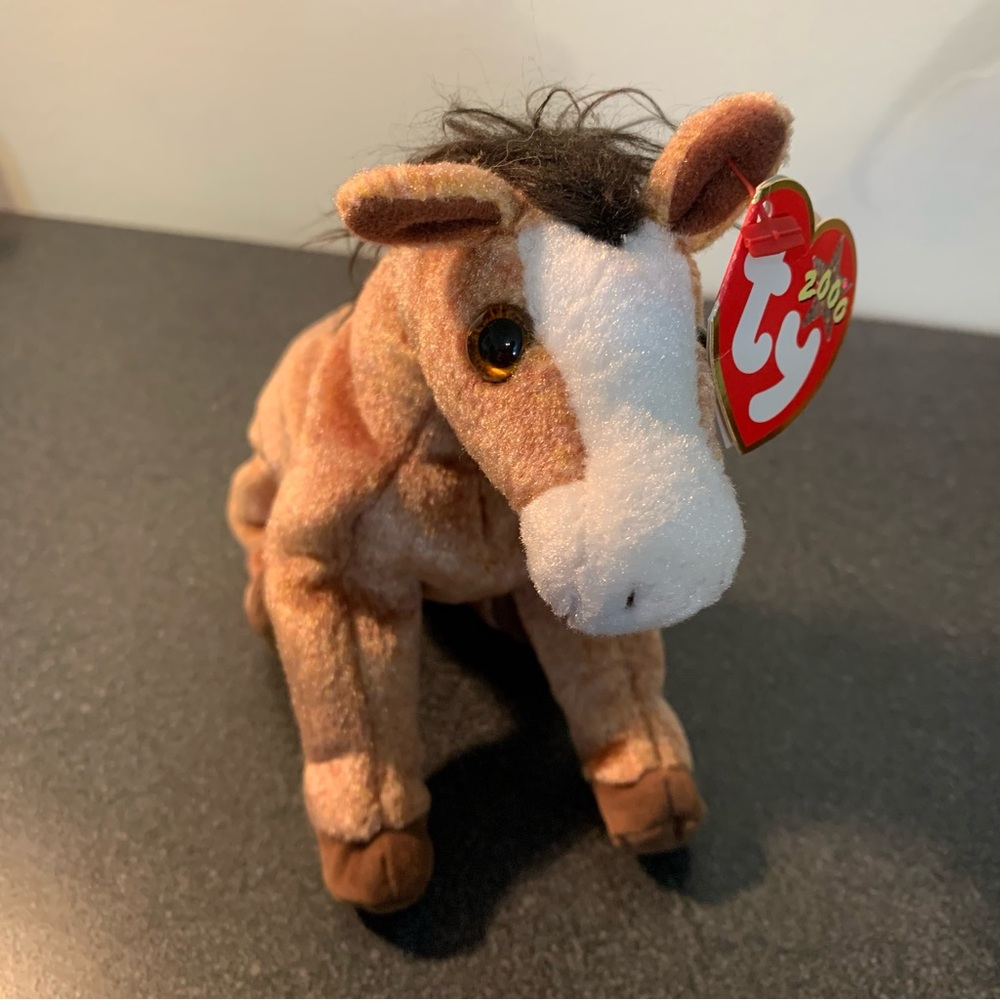 3/$12! Ty Beanie Baby - Oats the Horse - MWMT!